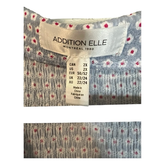 An Addition Elle faux wrap dress in size 2X - Picture 3 of 7